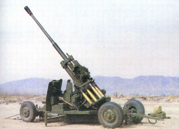 国产59式单管100毫米高炮
