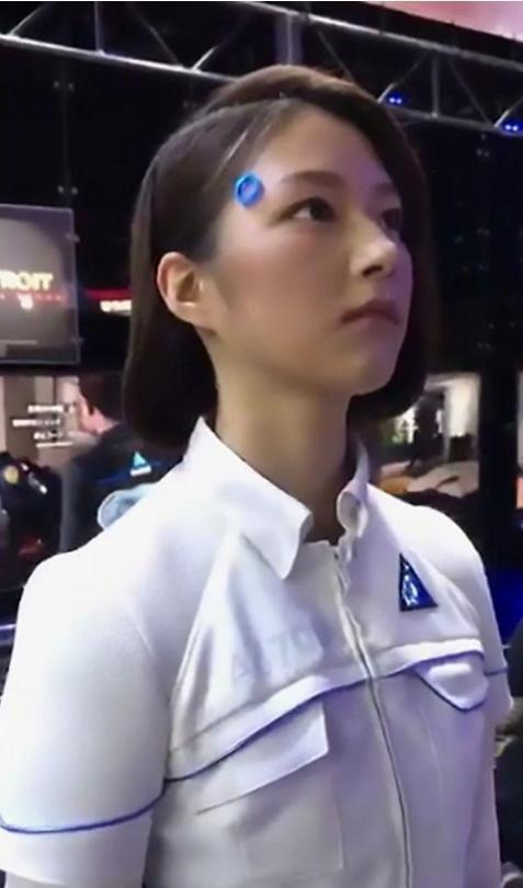 而今年在日本东京机器人会展中推出的一款女性机器人就惊艳了全场.