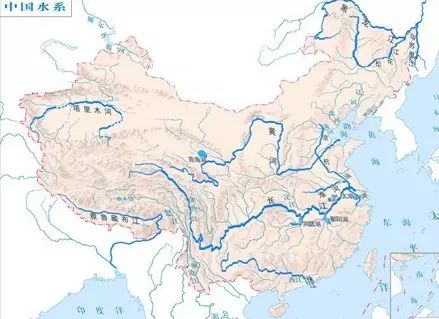 中国河流地图_中国河流地图电子版图片