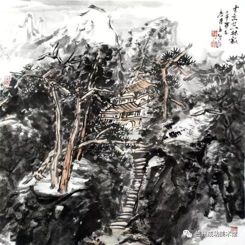 孟鸣《坐忘空林寂》