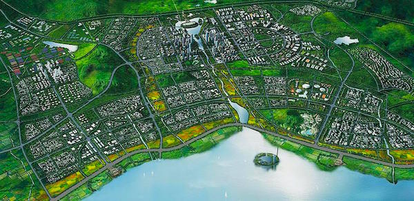 呈贡新城的整体规划相当宏大