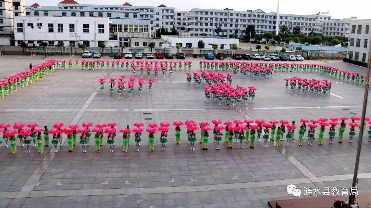 一组涟水学生团体操照片,太美!太震撼了!