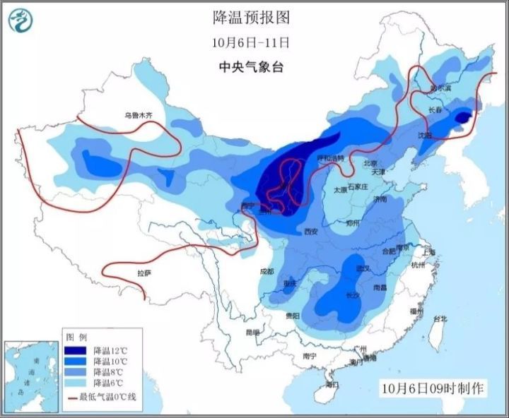 影响范围最大,强度最强的寒流