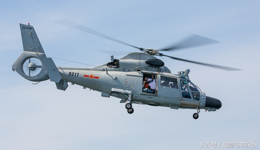 军事美图:中国直-9c反潜直升机