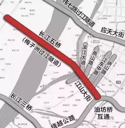 江北跨江而居的劣势, 据悉,长江五桥建成通车时 将承担过江车辆总量