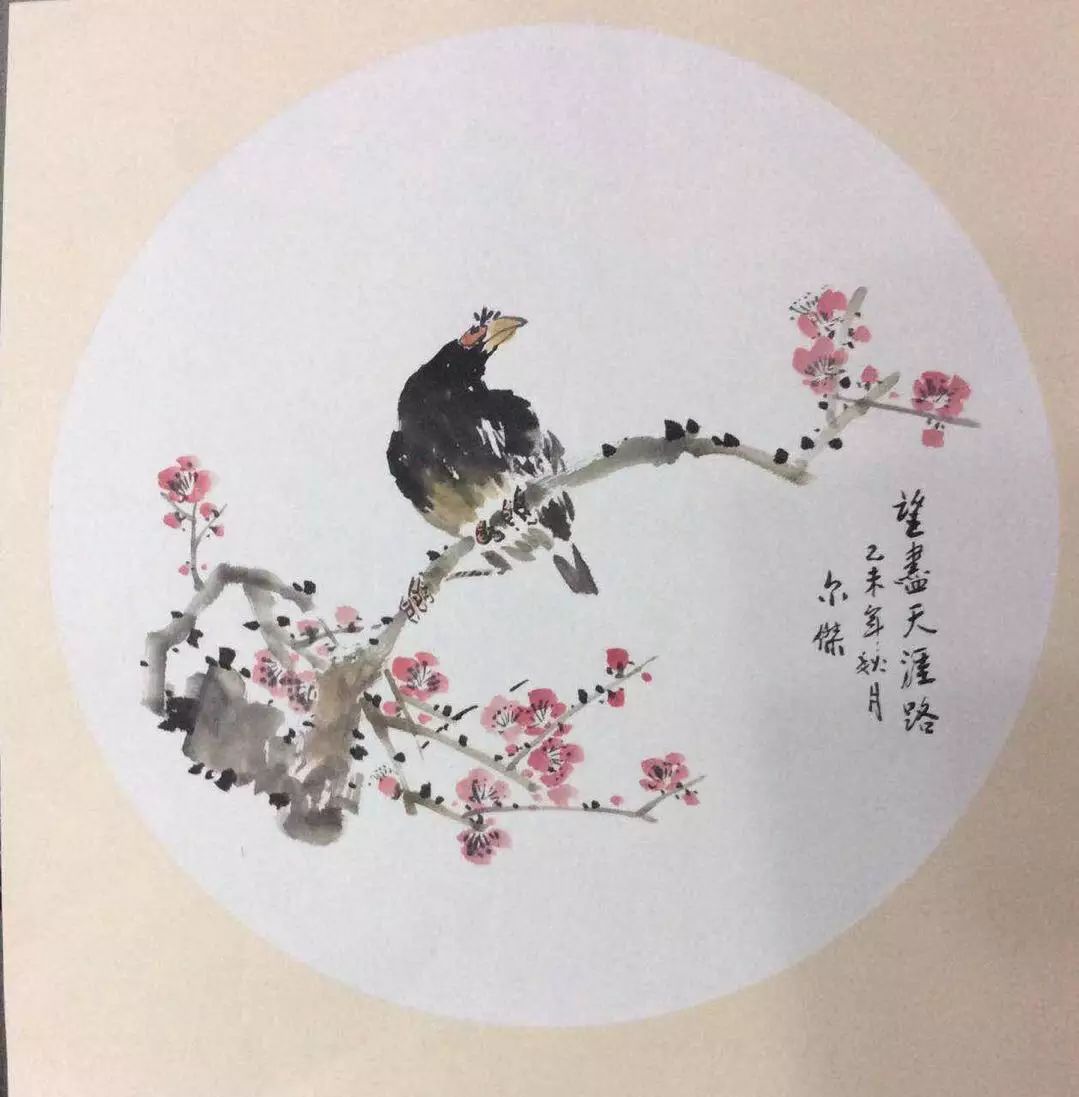 索易书画展四杜尔杰丹青绚彩花鸟画醉美山水纸墨间