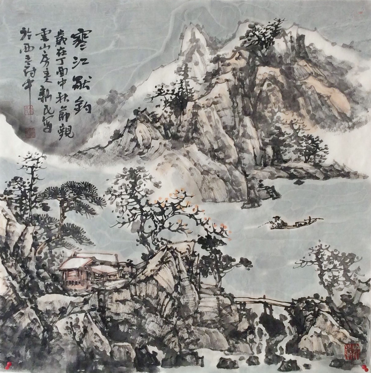 大山水,大气魄,大手笔-著名画家余新民作品赏析