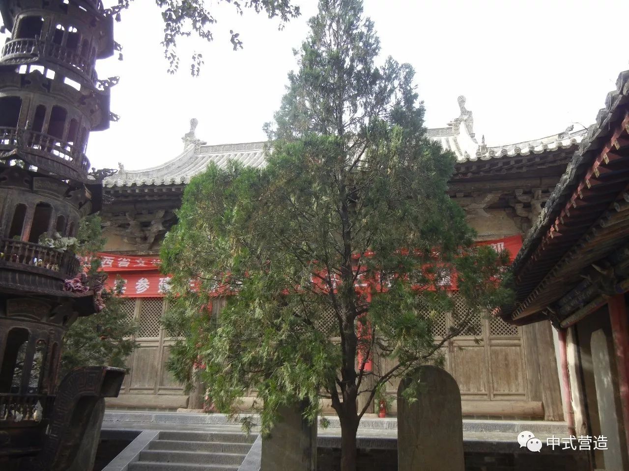 繁峙三圣寺 山西繁峙县繁峙岩山寺村头繁峙岩山寺文殊殿内壁画繁峙岩