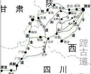 (↑"茶马古道"路线图)