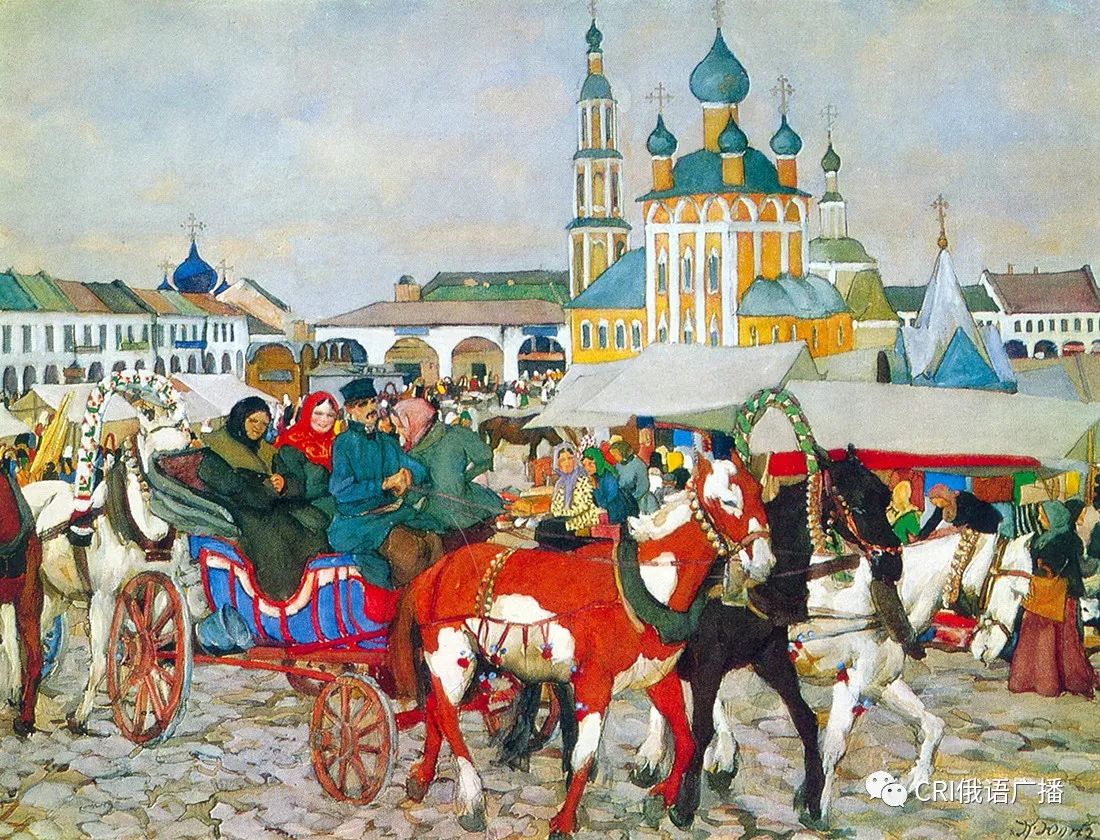 《乌格里奇的三驾马车》,康斯坦丁·尤翁(konstantin yuon)