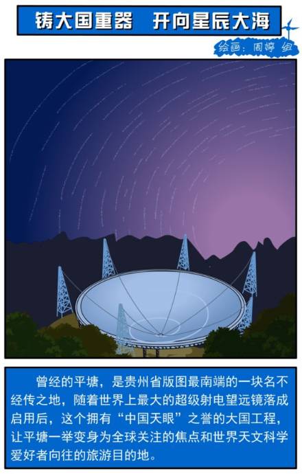 漫画丨"天眼之父"南仁东:铸大国重器,开向星辰大海