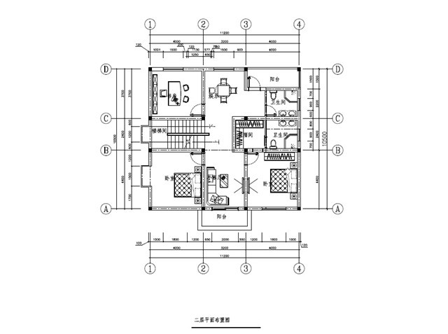 最新:3套二层住宅设计 施工图,主体20万,你建吗?