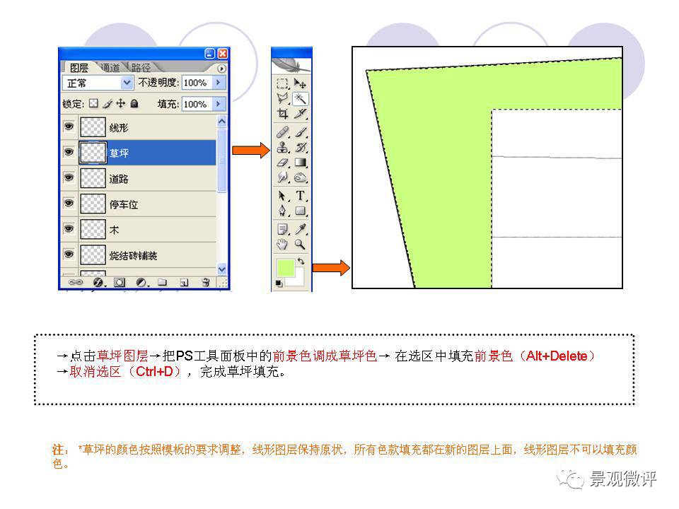 平面图的制作方法 | cad结合ps上色