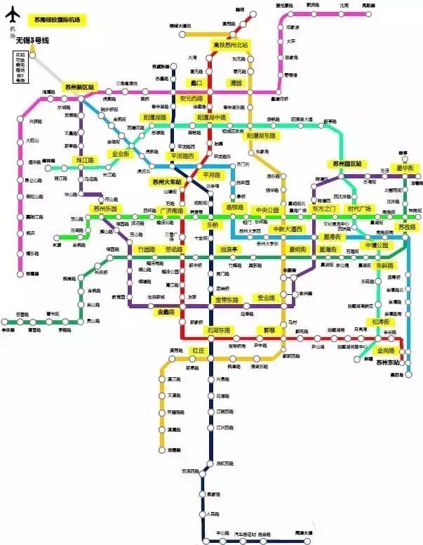 再加上6条市域线路,未来,苏州的地铁线路将达到15条.