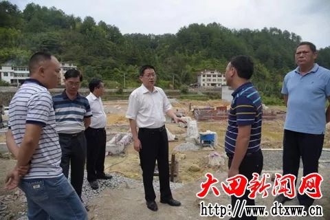 县委书记熊旭明到广平镇调研项目建设