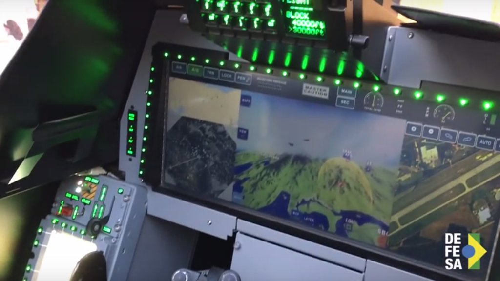 其余的战斗机将有巴西航啃挛  巴方公布的鹰狮e/f战机座舱画面,图片