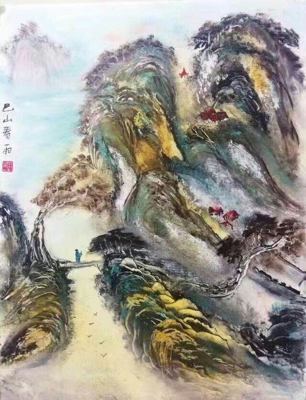 青年画家陈玉峰作品欣赏