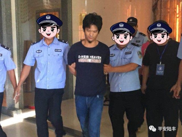 10月5日中午,陆丰市公安局北门派出所抓获涉盗窃逃犯薛家豪(男,26岁