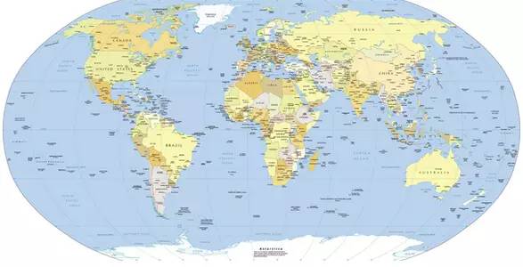 不同国家的世界地图,怎么差别就那么大呢!