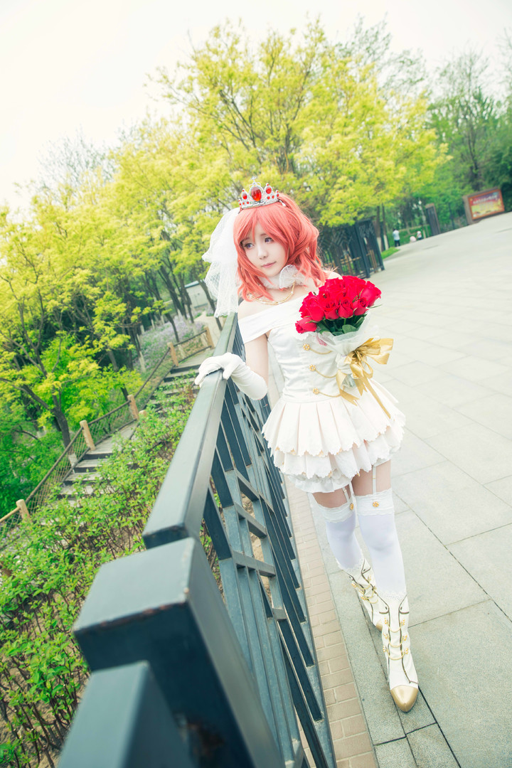 lovelive!西木野真姬花嫁觉醒cosplay