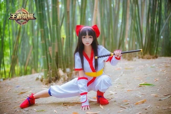 王者荣耀:馨月cosplay娜可露露,萌化你的双眼