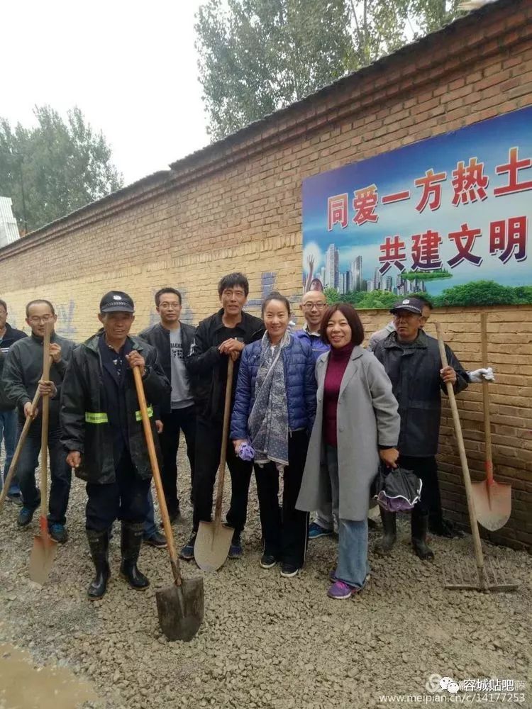 (河北创城记 容城镇一中)感动风雨,与你同在