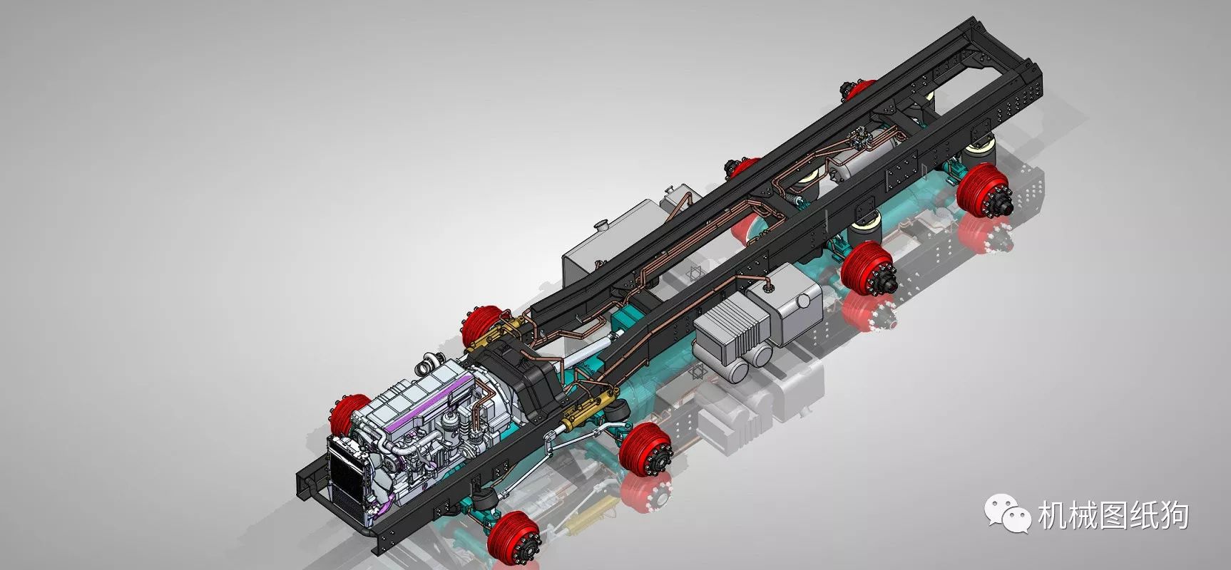 【rc遥控车】微型版泰脱拉tatra 8x8卡车图纸 solid