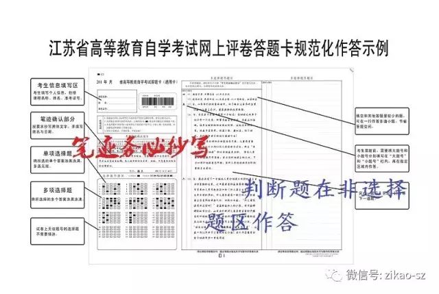 自学考试网上阅卷作答须知