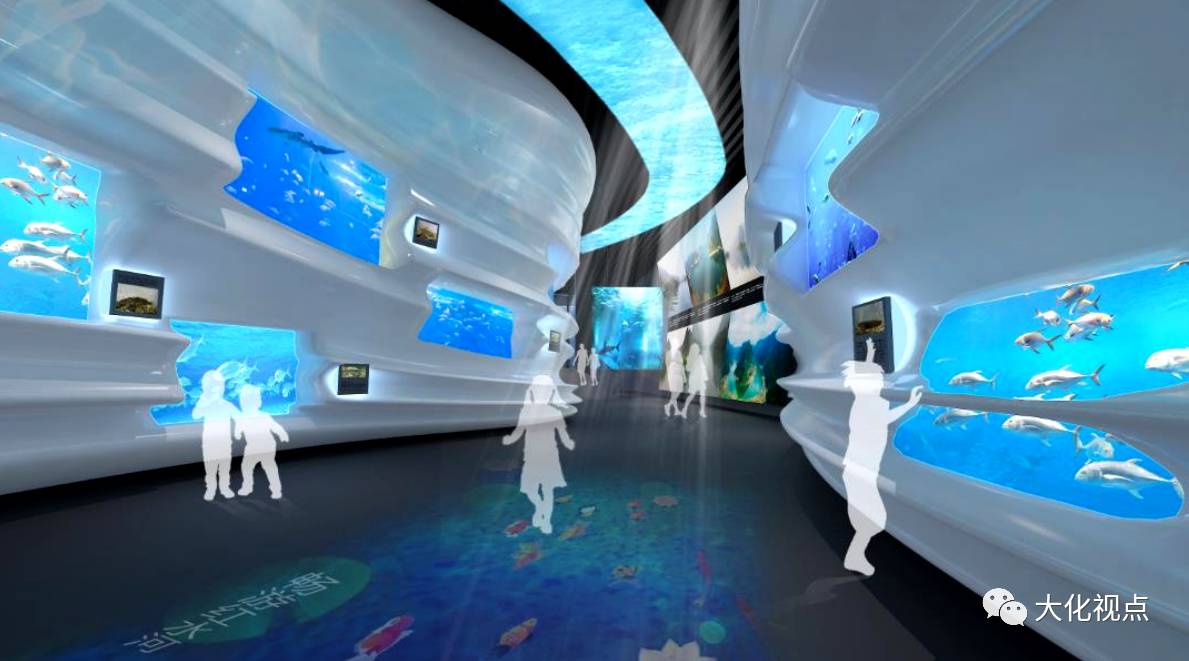 大化红水河水族馆馆内效果图.大化科技局供图.