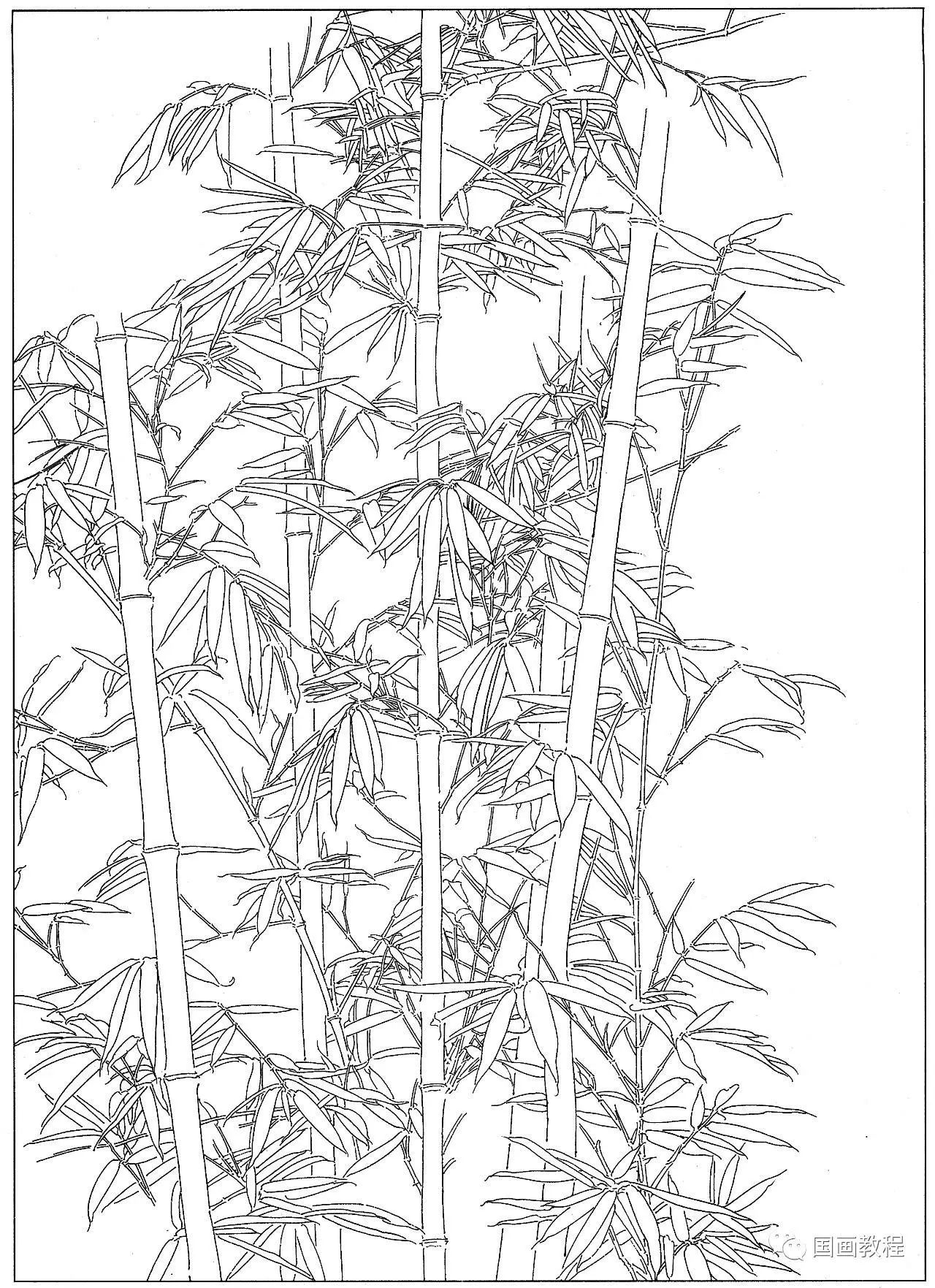 矢量竹子手绘国画中国风图片素材免费下载 - 觅知网