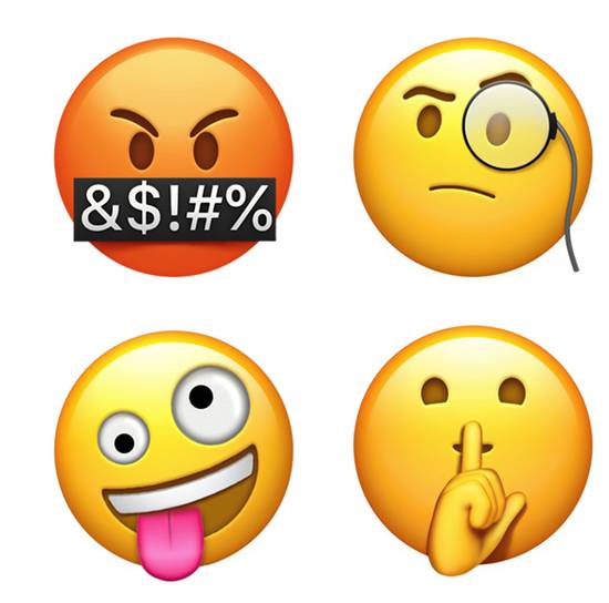全新百个emoji表情来了!居然连脏话也有?