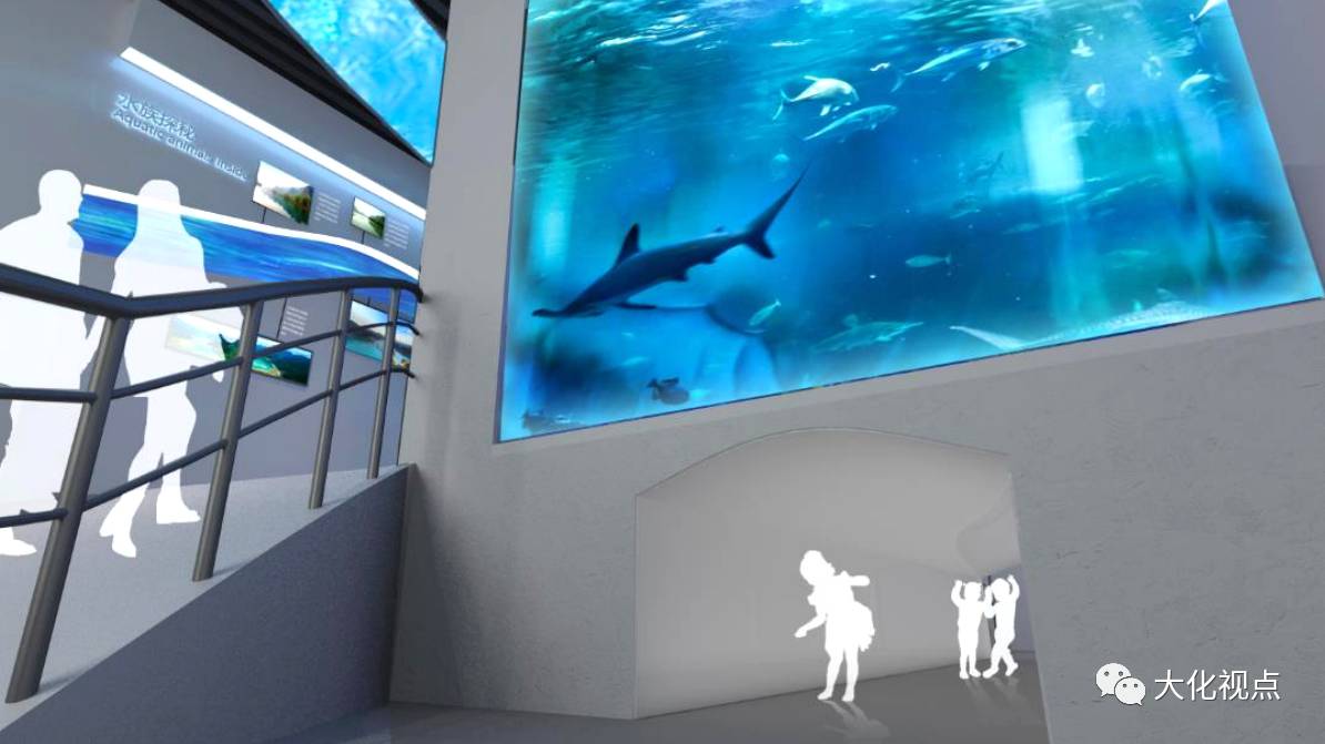 大化红水河水族馆馆内效果图.大化科技局供图.