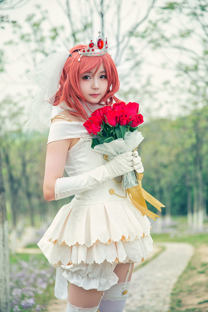 lovelive!西木野真姬花嫁觉醒cosplay