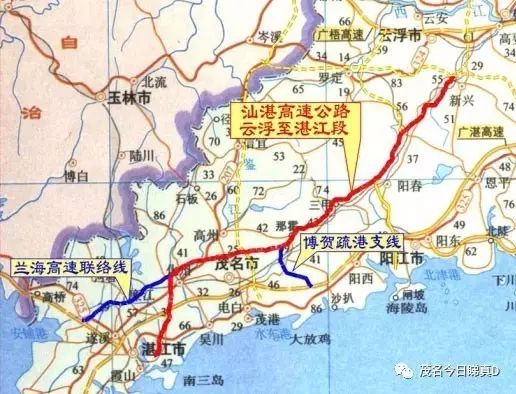 途径电白6个镇的汕湛高速年底通车电白各个出口在哪里你知道吗