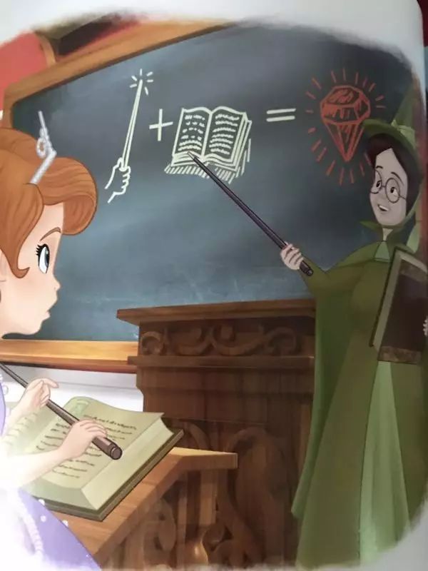 翡翠仙子在魔法课堂上,教给大家三个魔法咒语.
