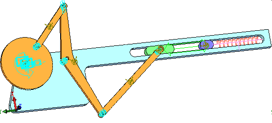 摆动导杆机构,是指在导杆机构中,导杆仅能在某一角度范围内往复摆动.