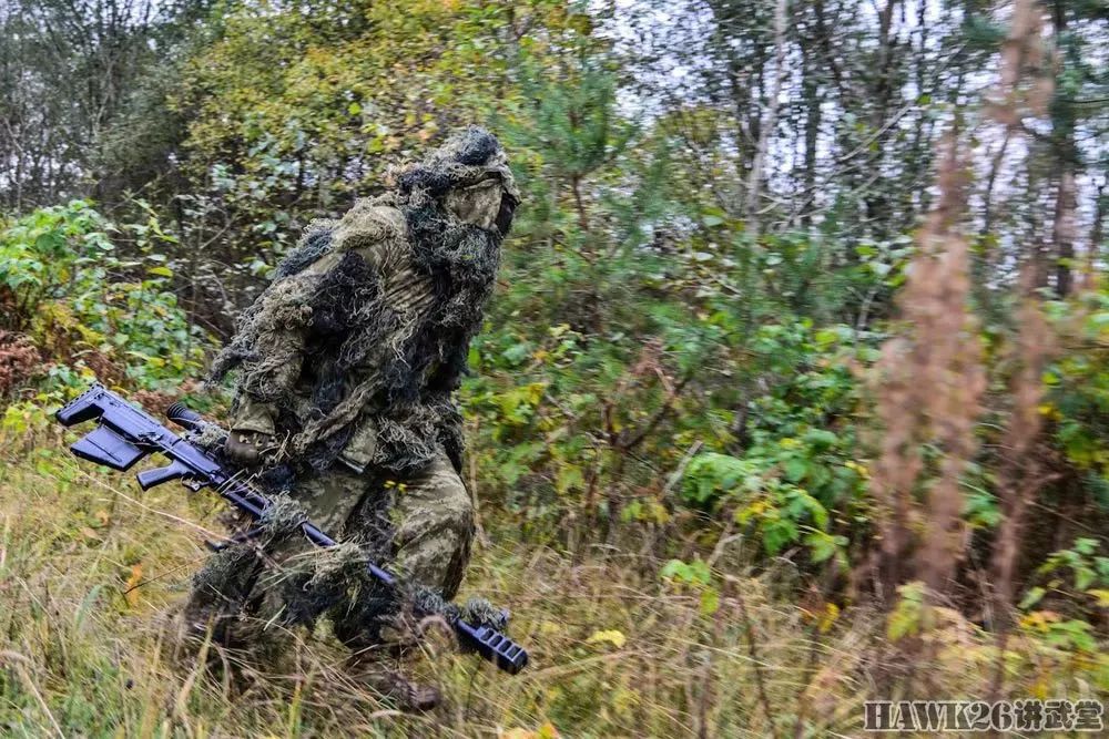 致命的树林:俄白特种部队狙击手绝妙伪装示范