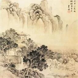 张大千《庐山图》 走进秋日的庐山,红似火,黄似金,从如琴湖到芦林湖