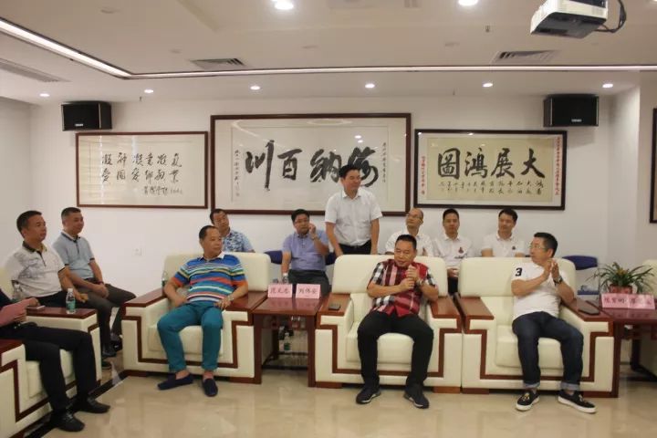 兴宁市委书记陈志宁等领导到广州兴宁商会考察