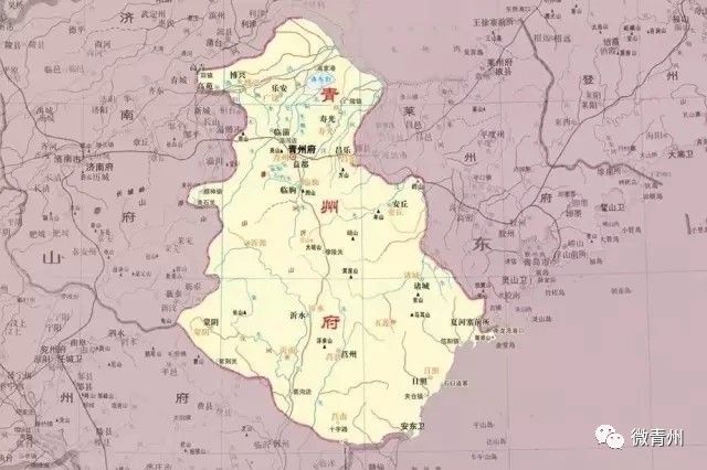 京师汴梁以东设京东路,治青州,下辖1府,15州,共81个县,范围包括今山东