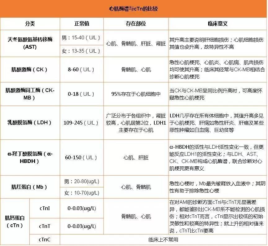 心肌酶谱肌钙蛋白可别小瞧它俩