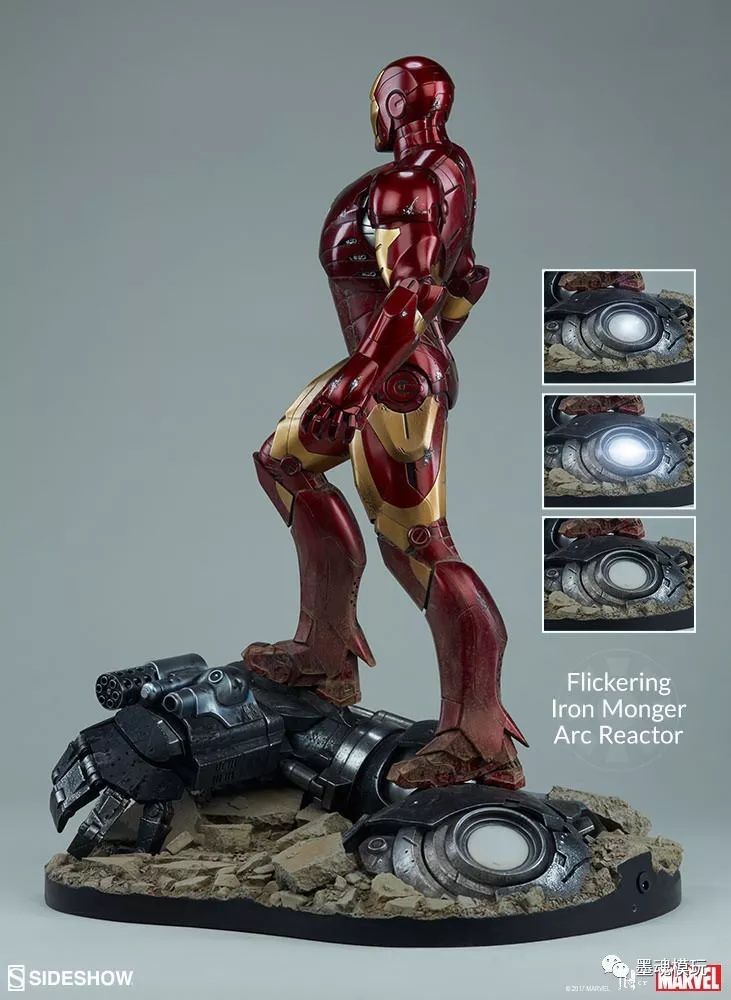 sideshow 22.5寸 iron man/钢铁侠 mark iii 马克3 mk3