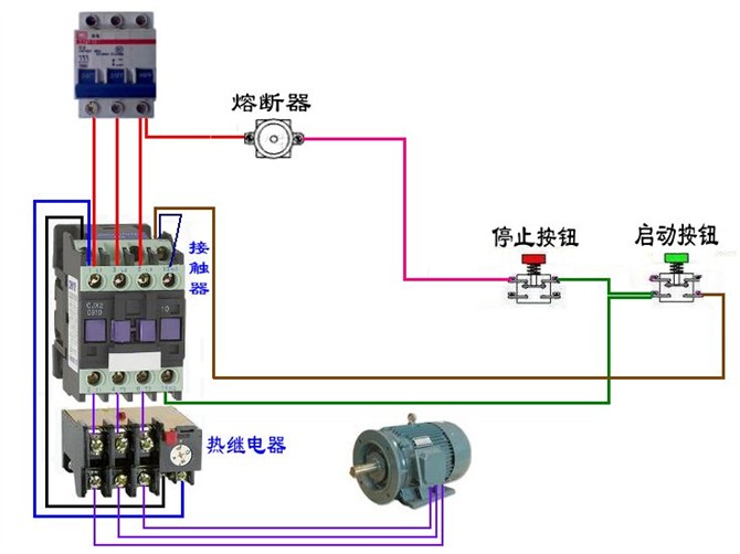 什么是接线原理图_双速电机接线图原理图