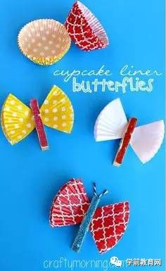 创意手工:100款幼儿园蝴蝶创意手工制作,太美了!