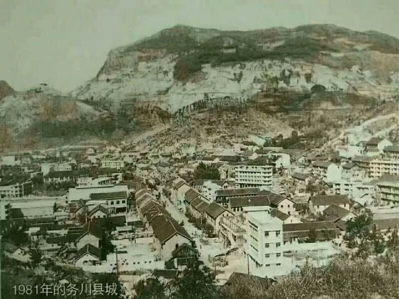 1981年的务川县城