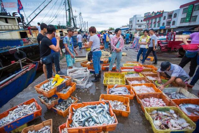 4 海口 新埠岛码头 海口新埠岛码头虽然规模较小 但它的海鲜产量却不