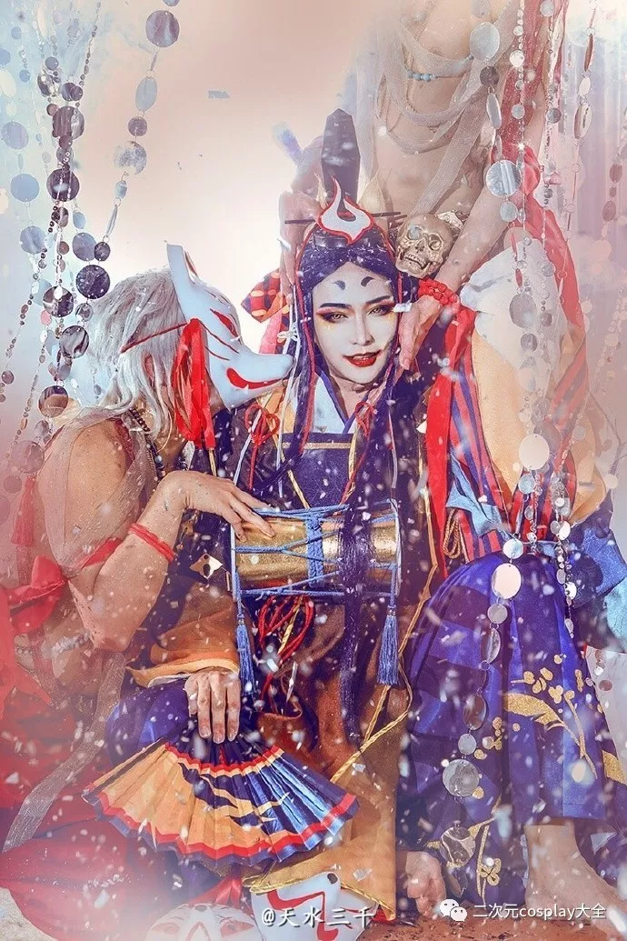 美到夺人魂魄的阴阳师cos,好一个惊艳绝代之妖玉藻前