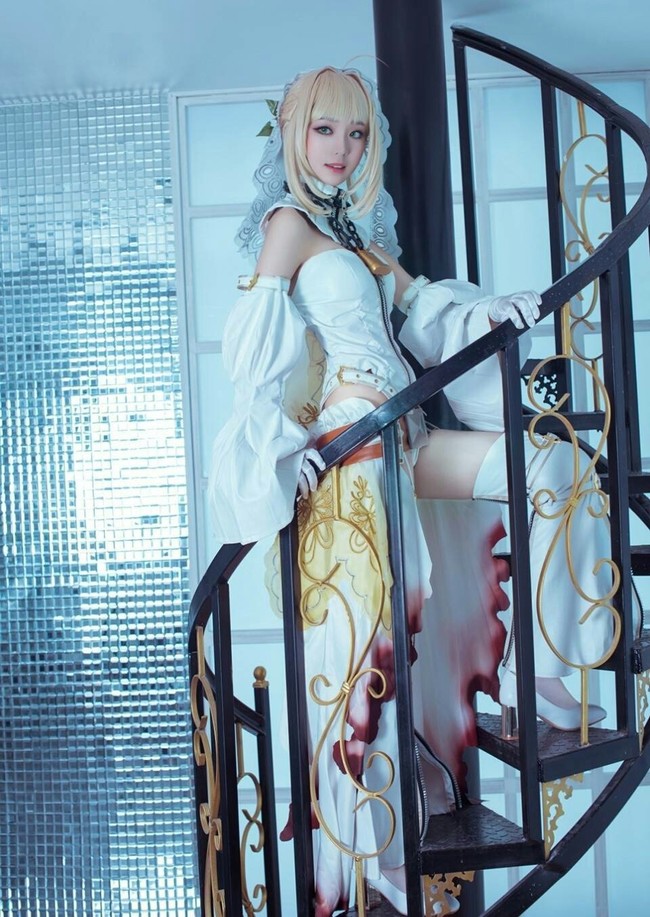 fate 尼禄 花嫁 小姐姐 cosplay