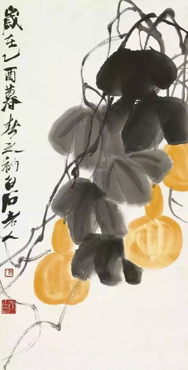 齐白石人生中最后一幅画,李可染评价:绝了