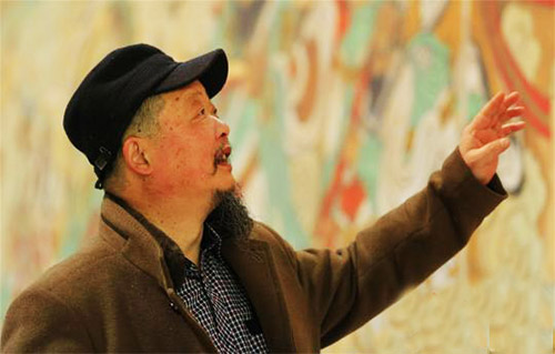 湖北襄阳画家刘庸之和他的传统泥板壁画